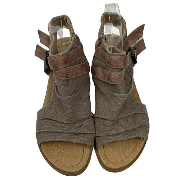 Vanity womens vasa sandals 7 brown zip up booties fairycore cosplay festival - Picture 2 of 12